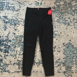 New with tags Spanx denim leggings black size large